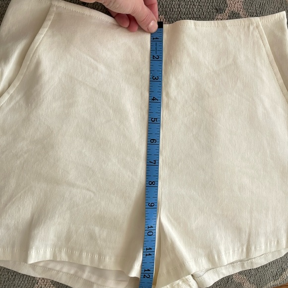 Leith High Waist Linen Blend Shorts - XS - Picture 5 of 9